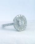 A pedido - Anillo Diamante 0,3 ct Halo Doble