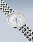 Reloj Bering Classic Hombre Plateado