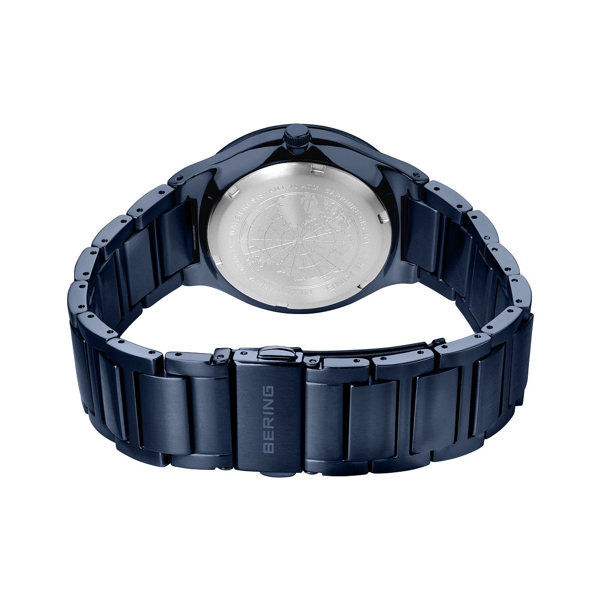 Reloj Bering Solar Titanium Hombre Azul