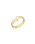 Anillo Espiral de Oro Amarillo 18k