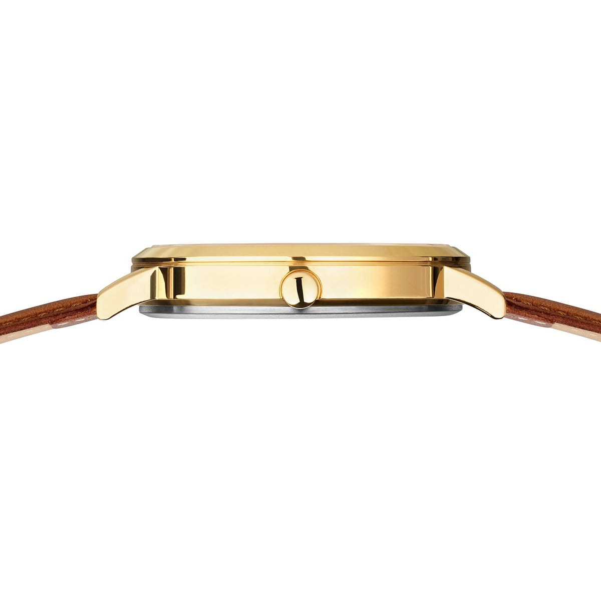 Reloj Bering Titanium Mujer Oro Pulido y cuero