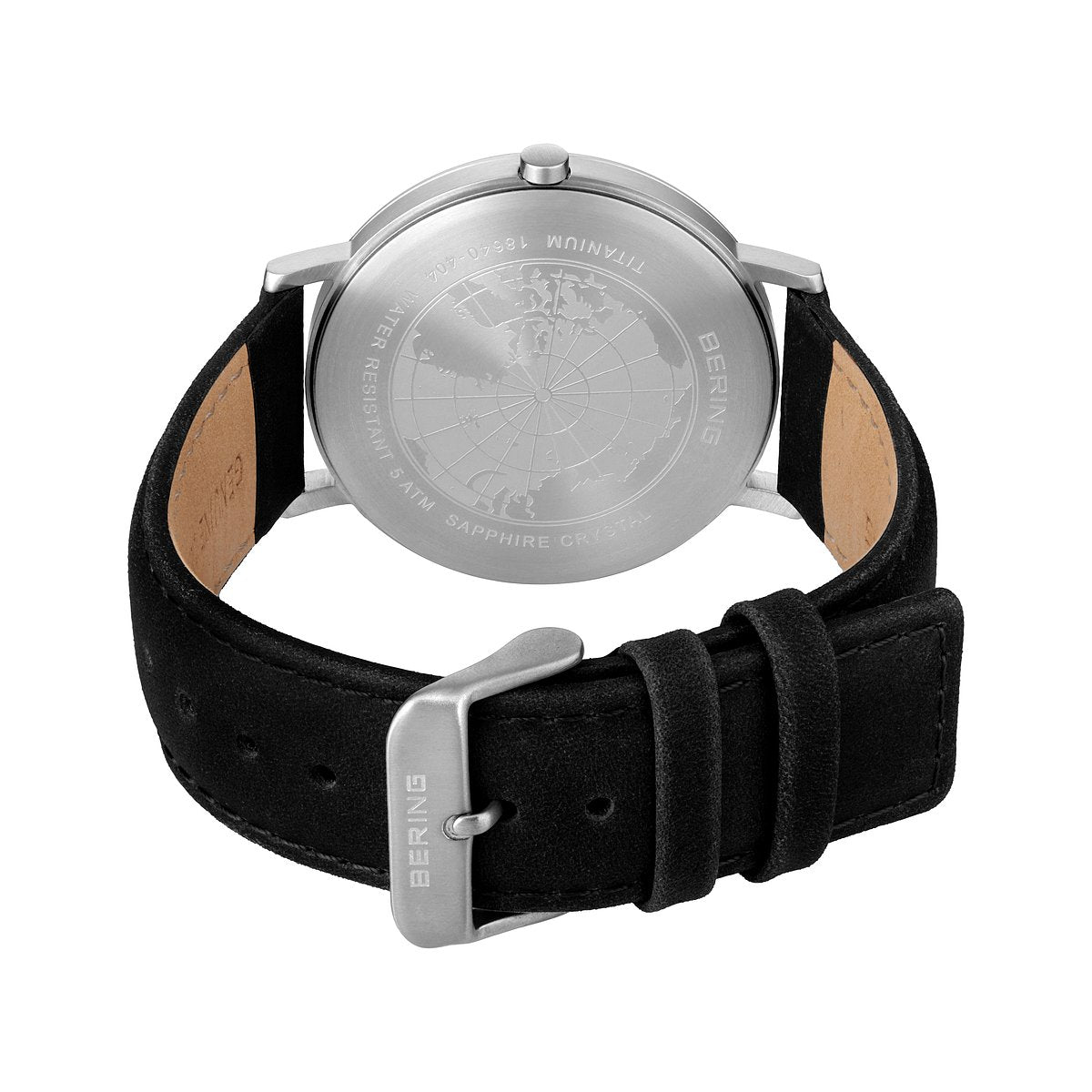 Reloj Bering Titanium Hombre Blanco/Negro