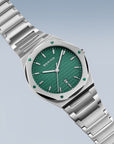 Reloj Bering Classic Hombre Plata/Verde
