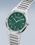 Reloj Bering Classic Hombre Plata/Verde