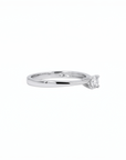 Anillo Solitario Diamante 0,08 ct plata