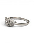 Anillo Solitario Diamante Oval 0,9 ct Platino