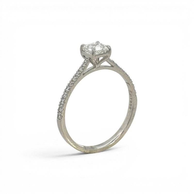 Anillo Solitario Diamante Lab 0,62 ct platino