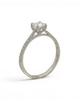 Anillo Solitario Diamante Lab 0,62 ct platino