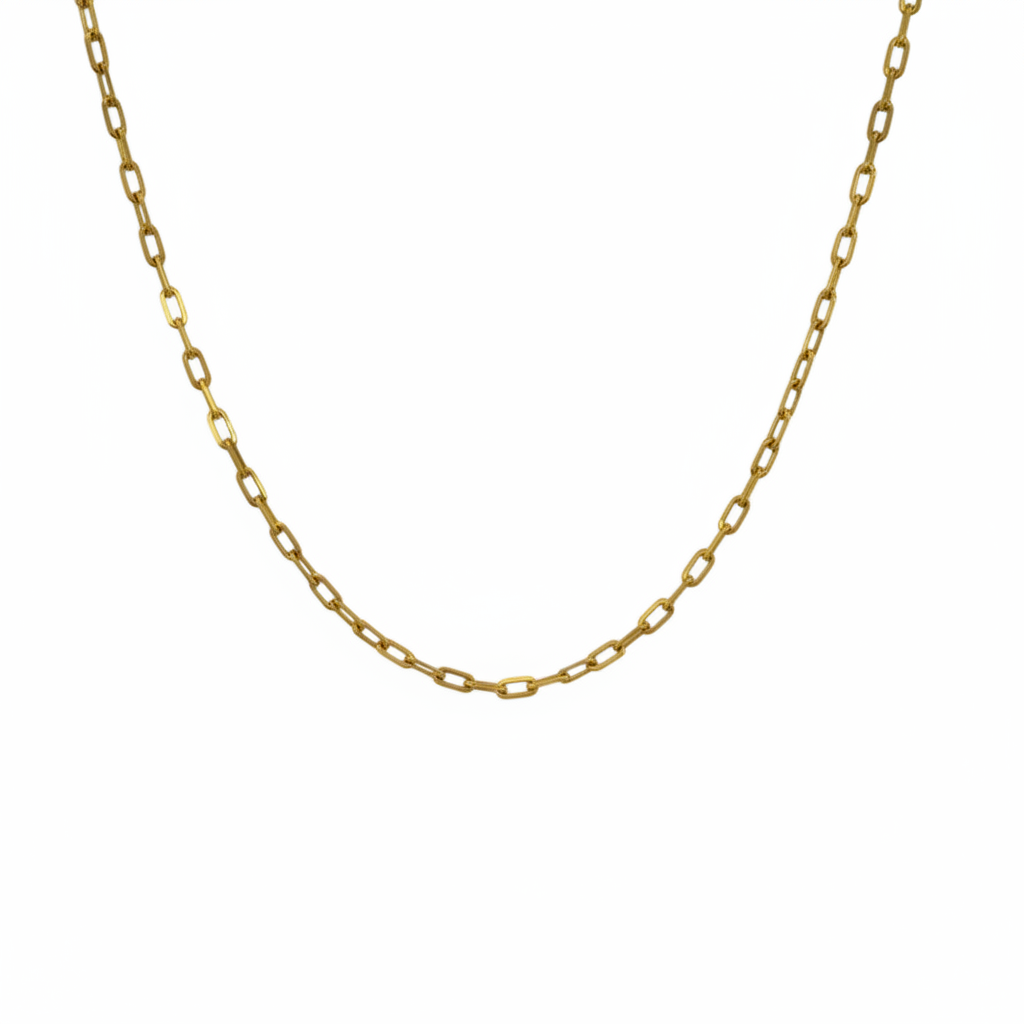 Cadena eslabones oro 18K 50 cm 4 g