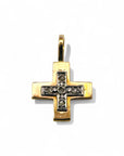Cruz Oro 18K con Diamantes