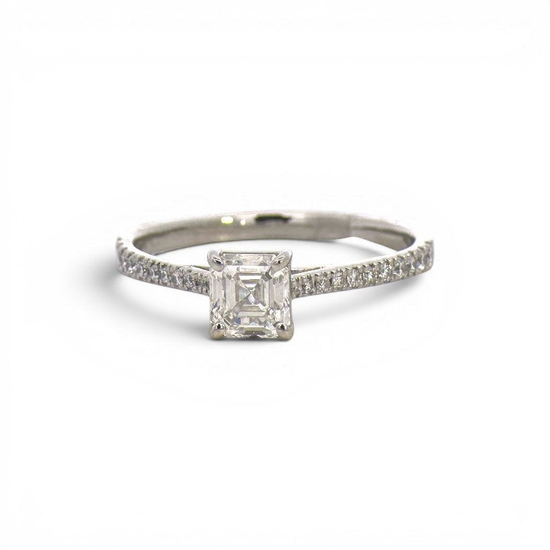 Anillo Solitario Diamante Lab 0,62 ct platino