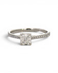 Anillo Solitario Diamante Lab 0,62 ct platino