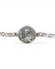 Pulsera de Plata 925 con medalla San Benito