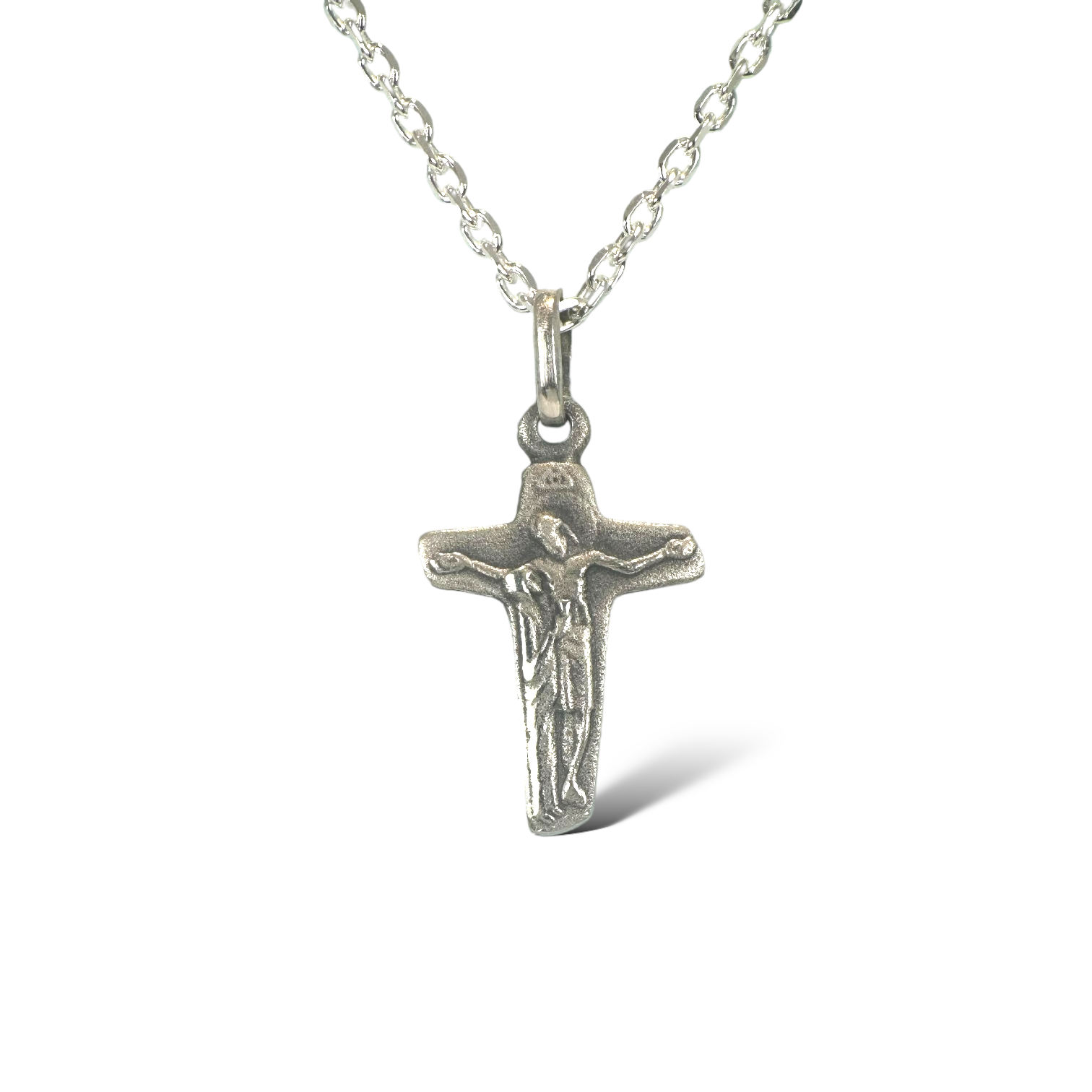 Cruz de Plata 925 Jesús (16 x 21 mm) Personalizable