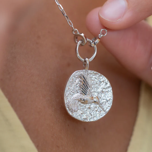 Collar Colibri SIlver