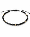 Pulsera hilo Onix y goldfilled