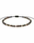 Pulsera hilo piedra natural y goldfilled