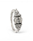 Anillo Solitario Diamante Oval 0,9 ct Platino