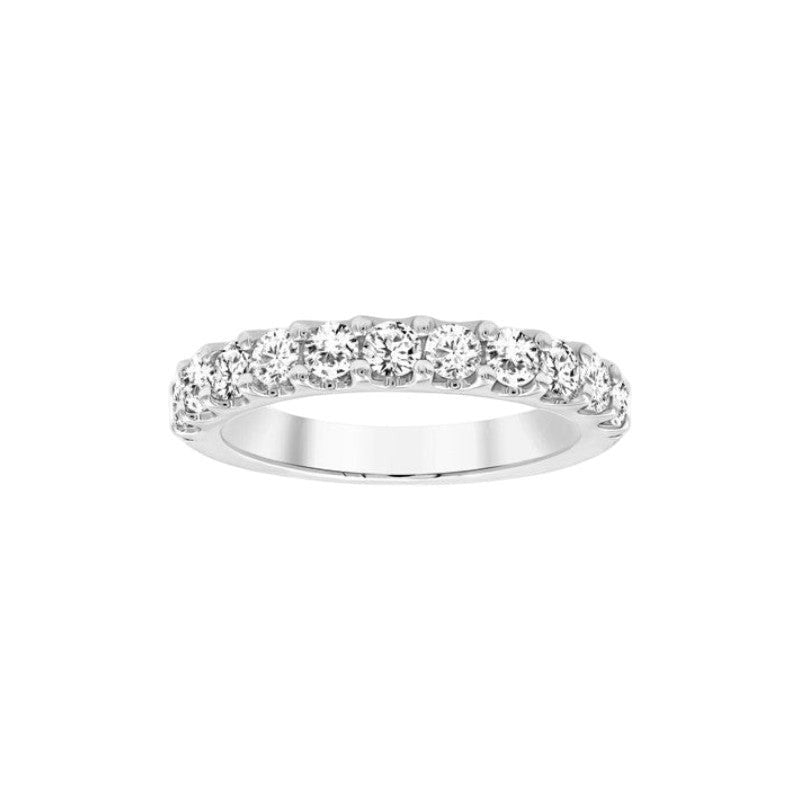 Anillo cintillo diamantes lab 0,5 ctw en plata 925
