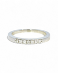 Anillo cintillo diamantes corte brillante 0,01 ct