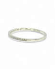 Anillo Cintillo Diamantes en grifa 0,125 ct