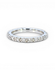 Anillo sinfin diamantes brillantes oro blanco 18K