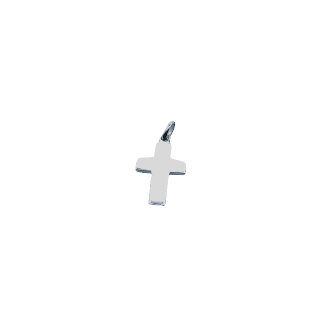 Cruz Plata 2 cm