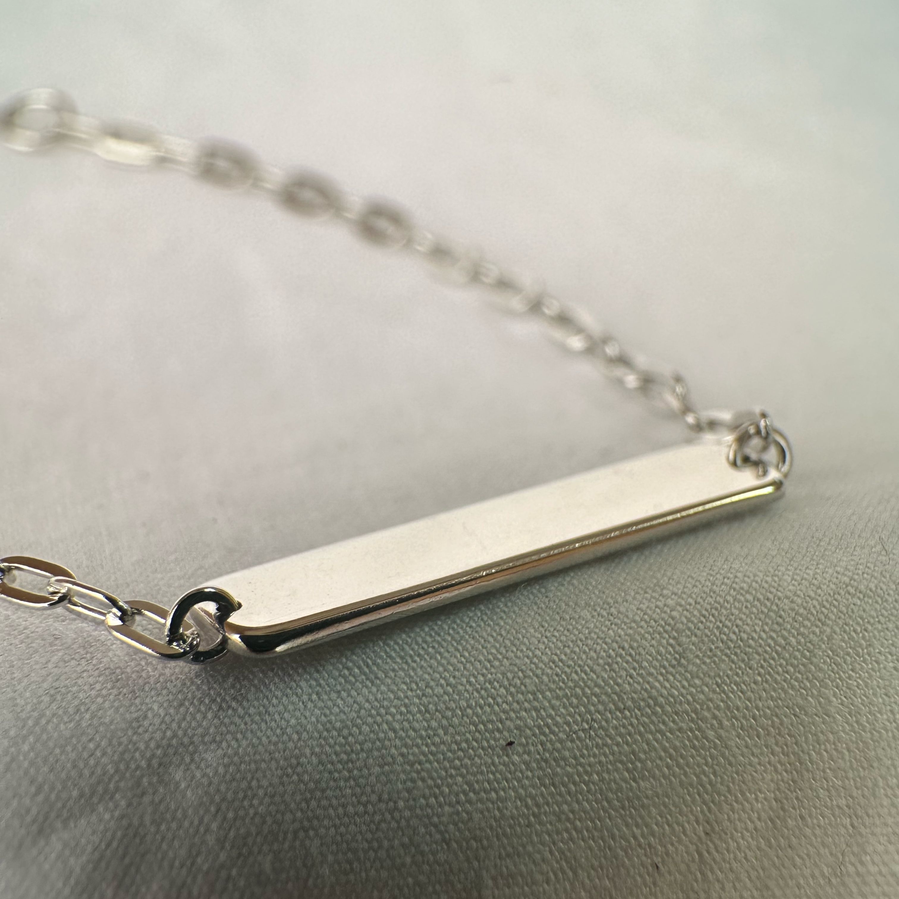 Pulsera eslabones y placa 26 mm grabable