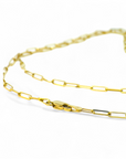 Collar Clip 55 cm Oro 10K
