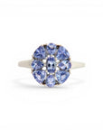 Anillo Tanzanita Floral Cluster