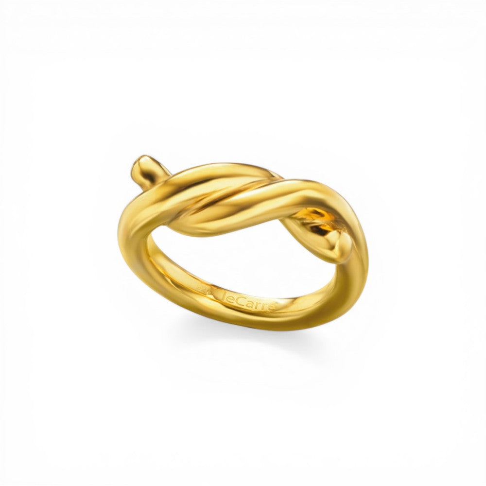 Anillo Nudo Dorado