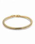 Pulsera Snake en plata 925 bañada en oro