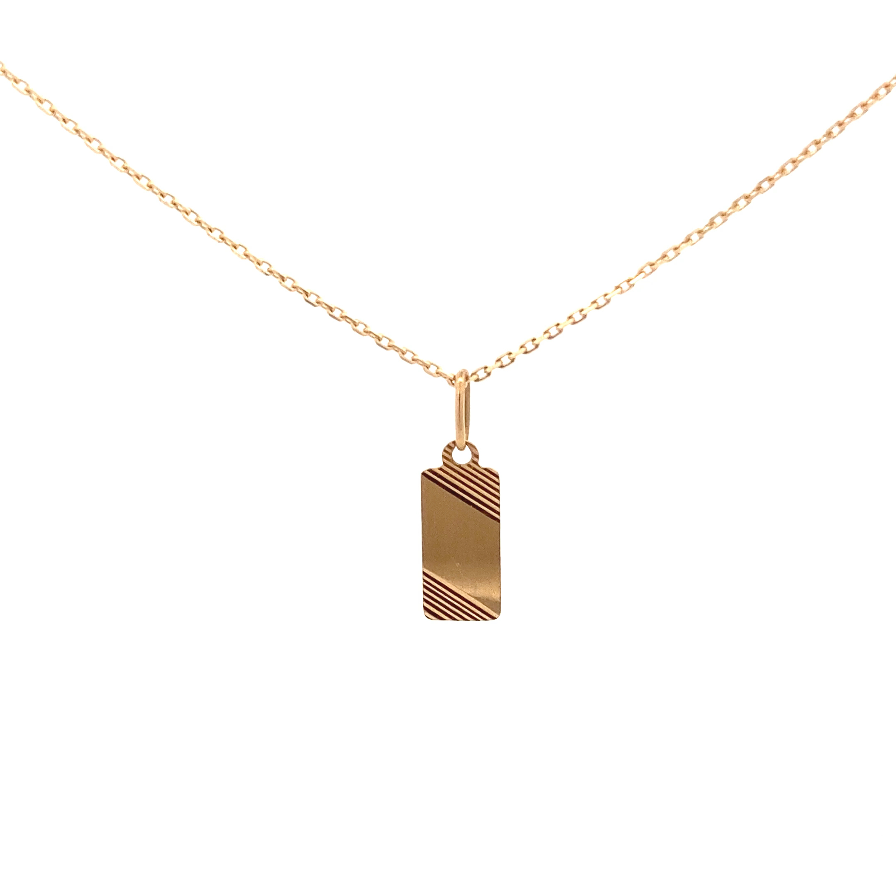 Placa Oro 18K