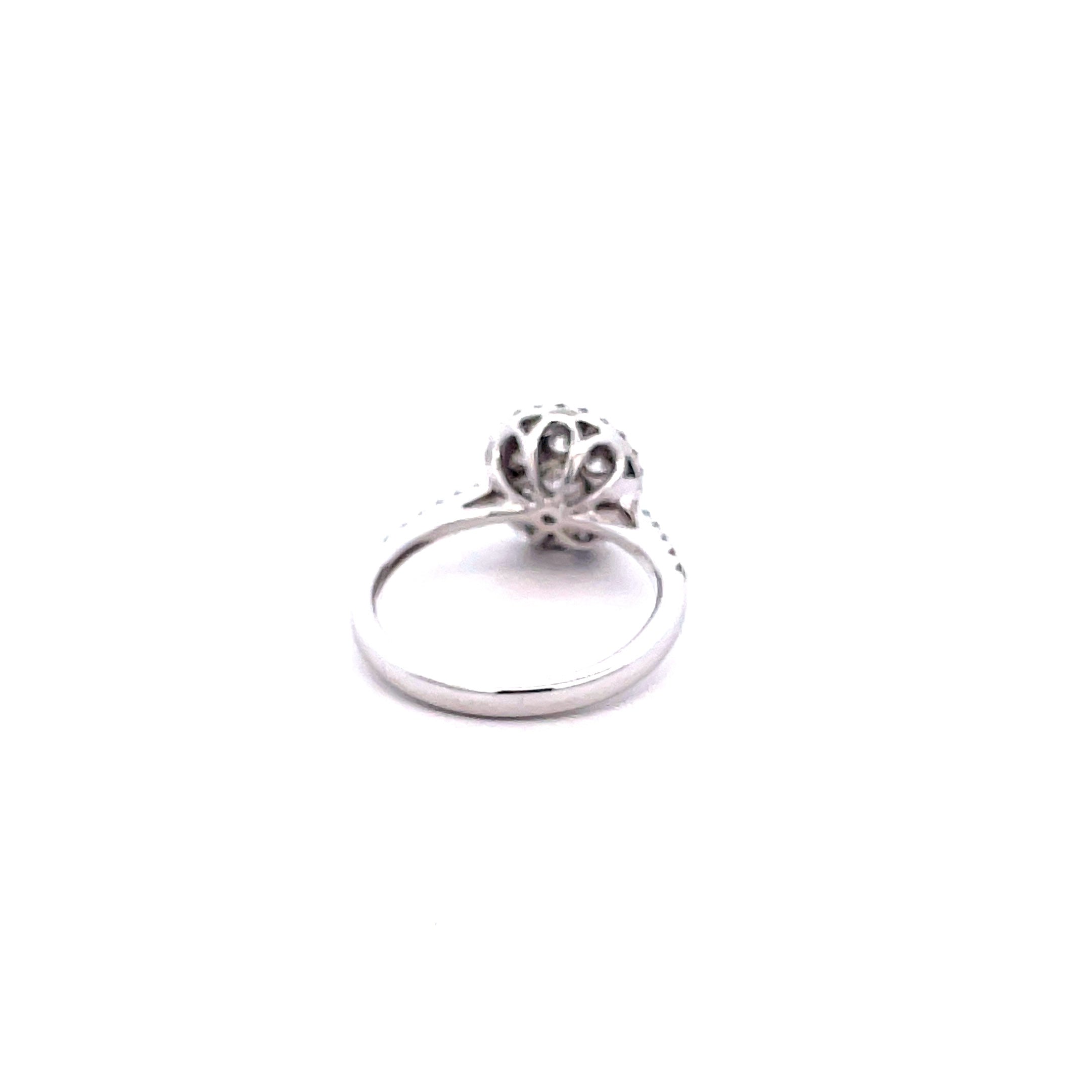 Solitario Diamantes Pave