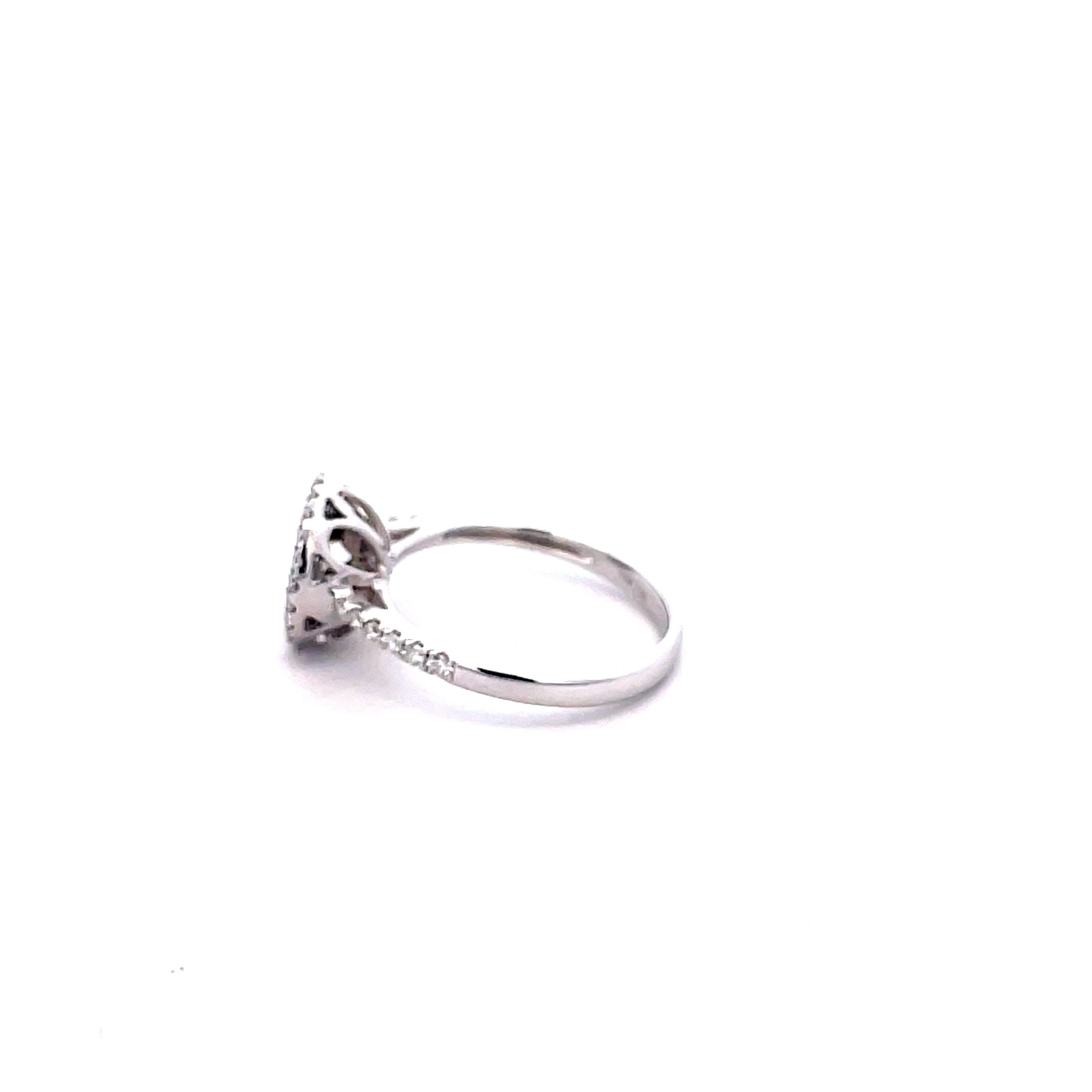 Solitario Diamantes Pave