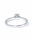 Anillo Solitario Diamante Brillante 14K