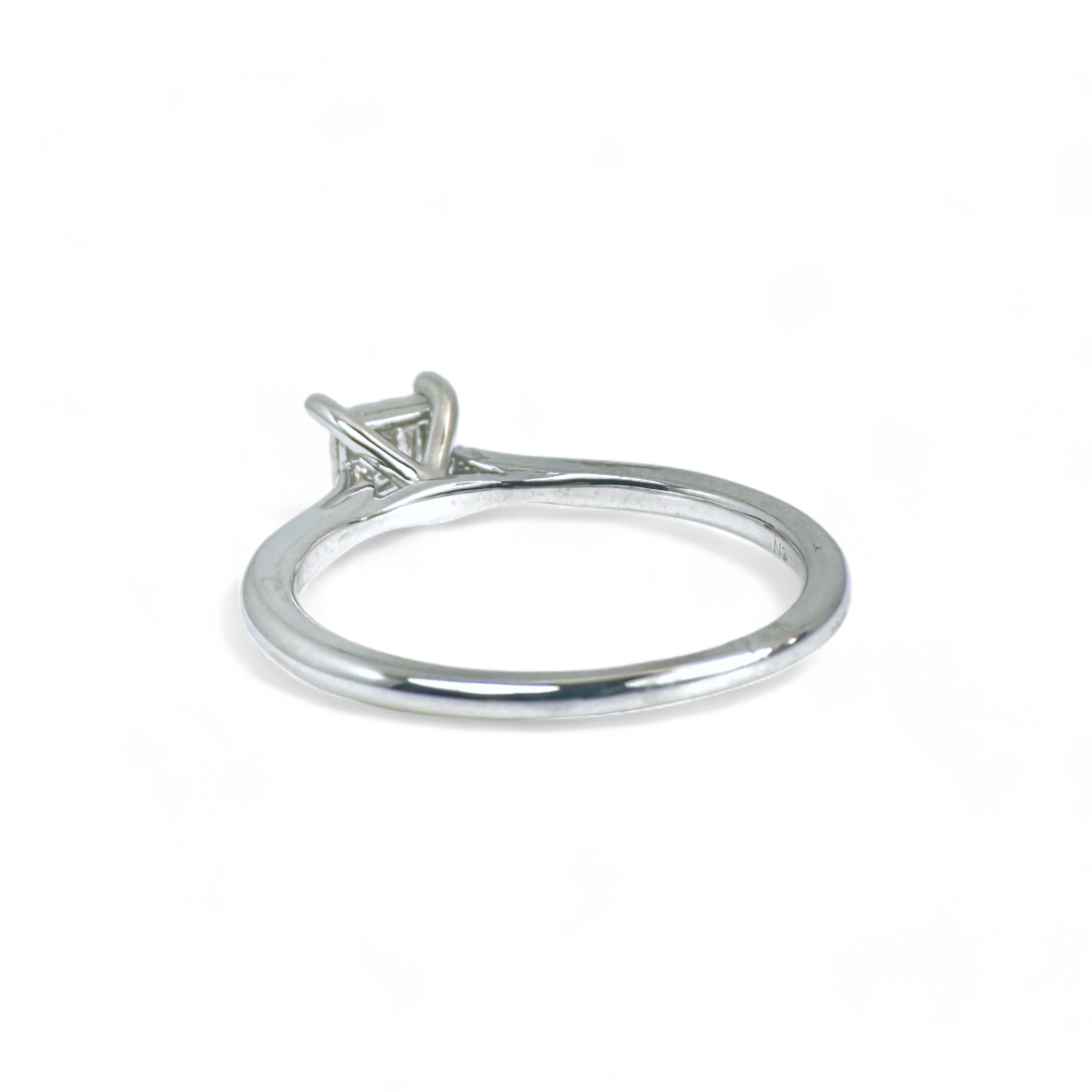 Anillo Solitario Diamante Princess 14K