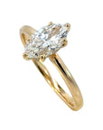 Anillo solitario Diamante Lab Marquise 1,06 Ct Oro 18K