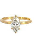 Anillo solitario Diamante Lab Marquise 1,06 Ct Oro 18K