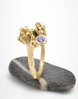 Anillo Hebra Tanzanita Oro 18K - Tita Cardemil