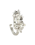 Anillo abierto cintillo Flor mini Plata - Xime Carbacho