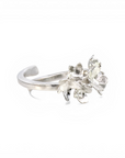 Anillo abierto cintillo Flor mini Plata - Xime Carbacho