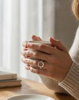Anillo O martillada Plata - Xime Carbacho