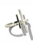 Anillo abierto T Plata - Xime Carbacho