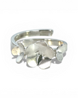 Anillo abierto Trio Flor mini Plata - Xime Carbacho