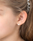 Aros Abridores Perlas naturales Oro 14K 4 - 4.5 mm