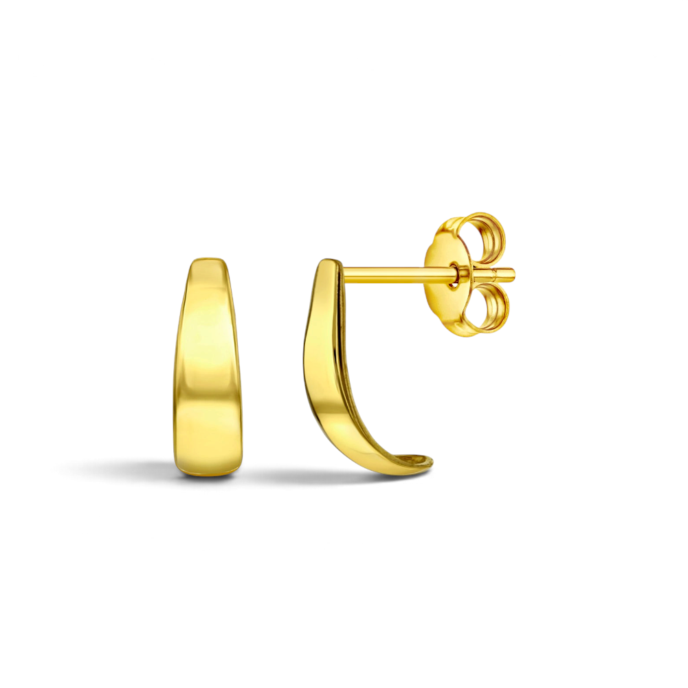 Aros Stud Tear Drop Oro 14K