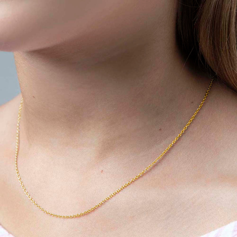 Cadena Eslabones Niñita Oro 14K