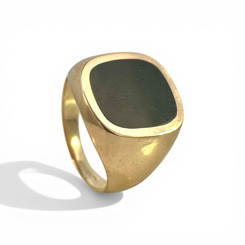 Anillo Sello Onix Oro 14K