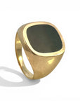 Anillo Sello Onix Oro 14K